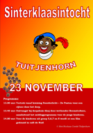 Sinterklaasintocht in Tuitjenhorn, zaterdag 23 november om 13.00 uur