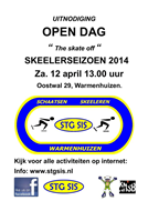 Opendag bij SIS - Skeelrseizoen 2014 - zaterdag 12 april 13.00 uur
