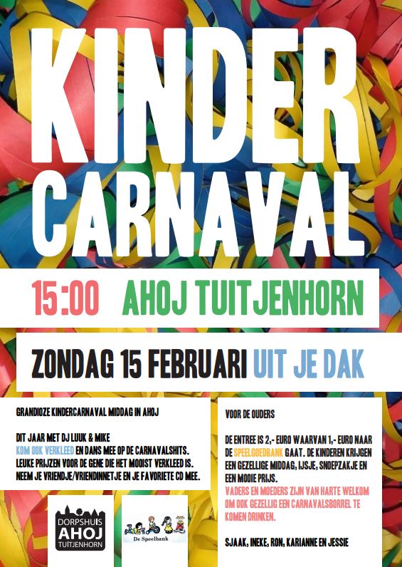 Kindercarnaval in Ahoj