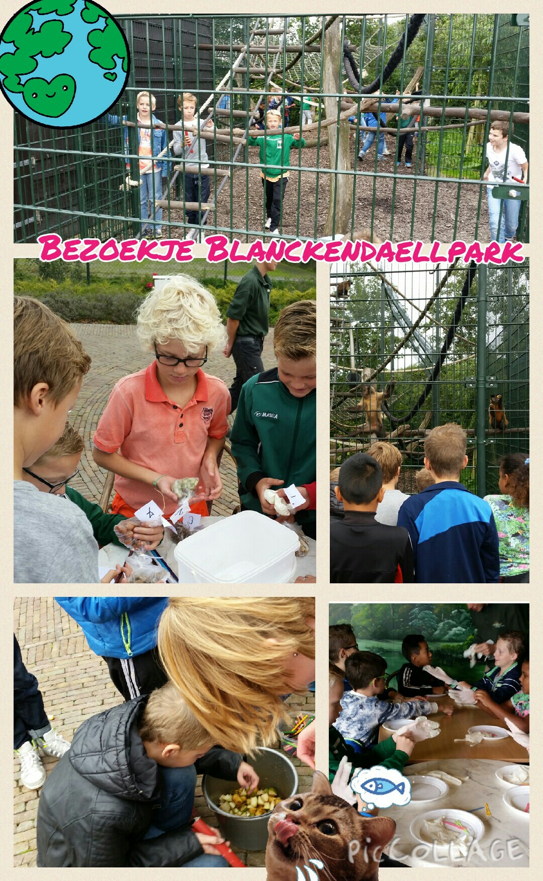 Bezoekje aan het Blanckendaellpark groep 6
