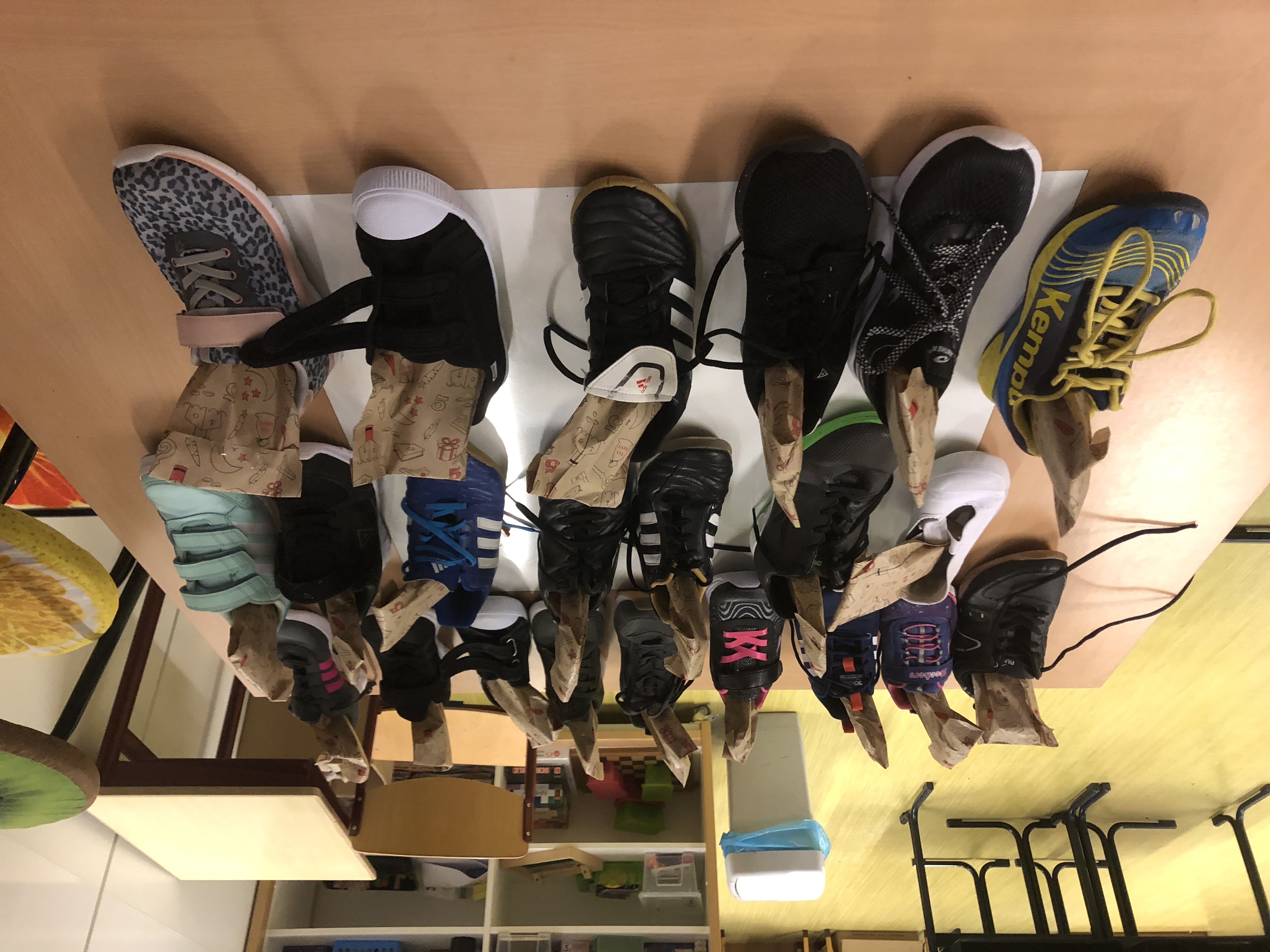 Schoentje zetten in groep 7