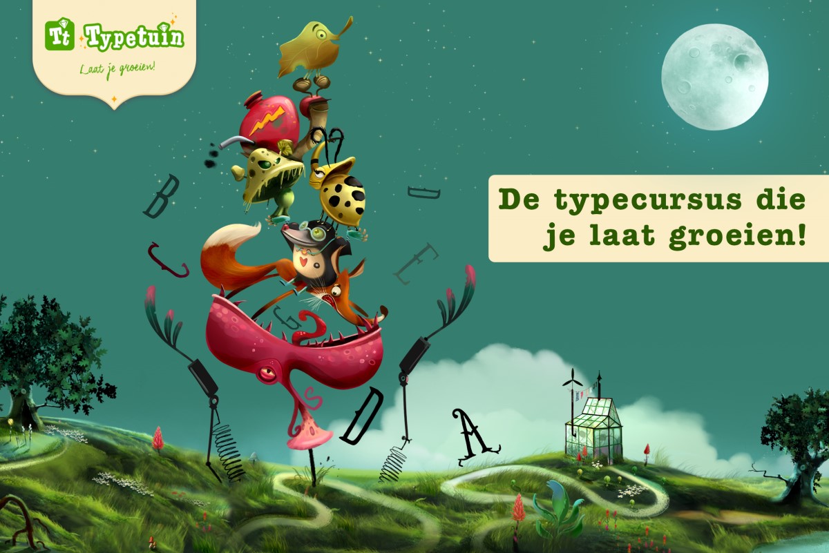 Aanmelden typecursus Typetuin