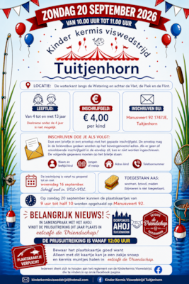 Kinderkermis viswedstrijd 2026
